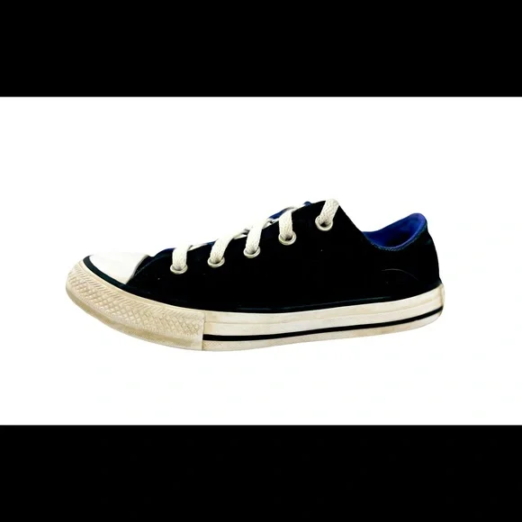 CONVERSE All Star Chuck Taylor Black Colorful 4-Layer Tongue Youth Size 1 - Picture 2 of 8